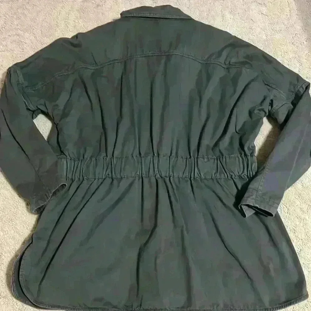 Athleta x Derek Lam  Greenwich Utility Jacket size Medium army green - Picture 9 of 10